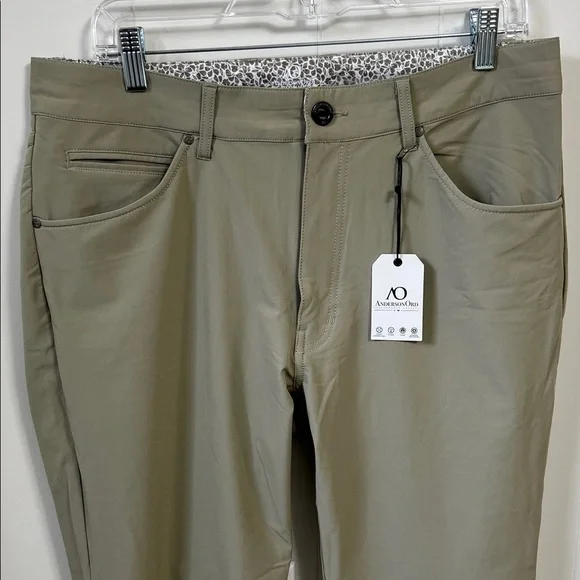 NEW Anderson ORD AO Westerling Technical Performance Pant Khaki Heather 32 x 30